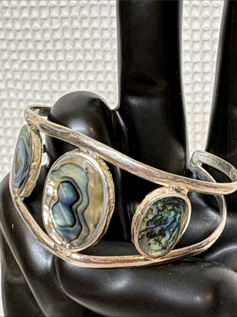 Silver cuff bracelet